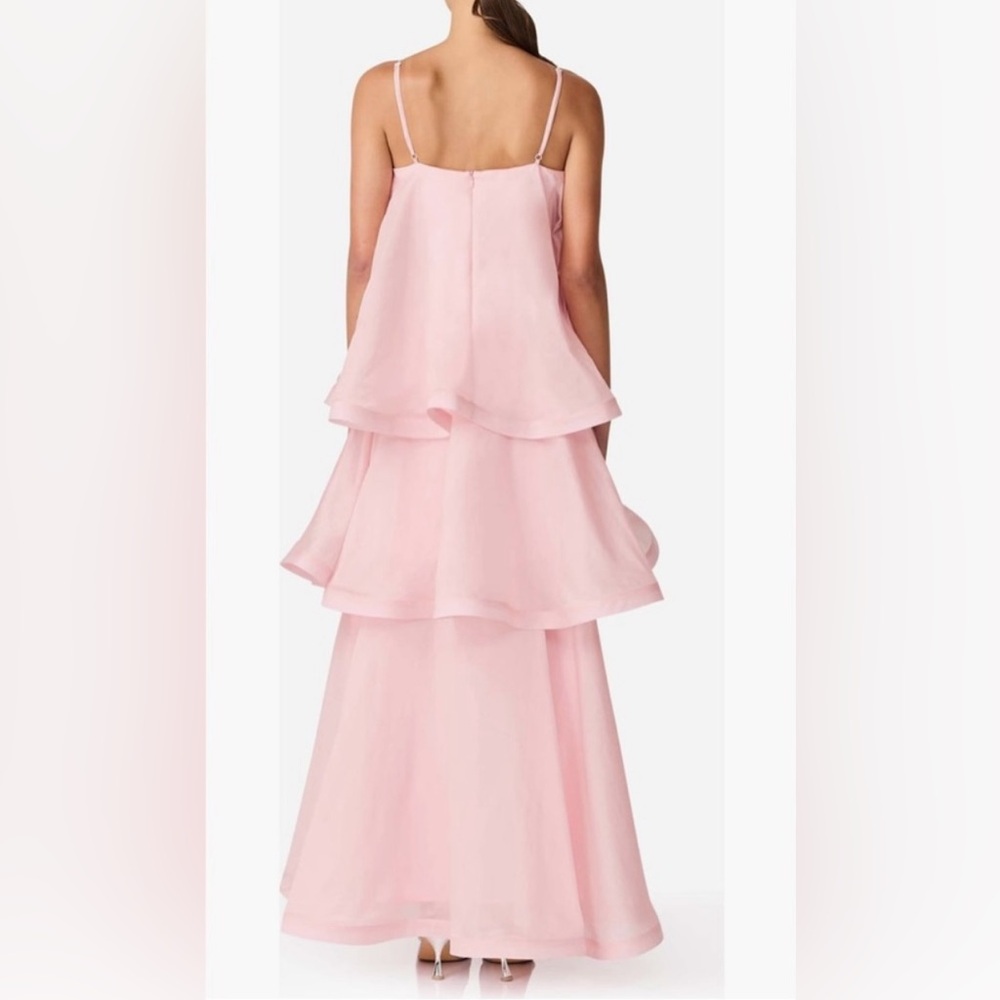 Tilly Tiered Maxi Dress in Pink | Size L | NWOT - Picture 2 of 9